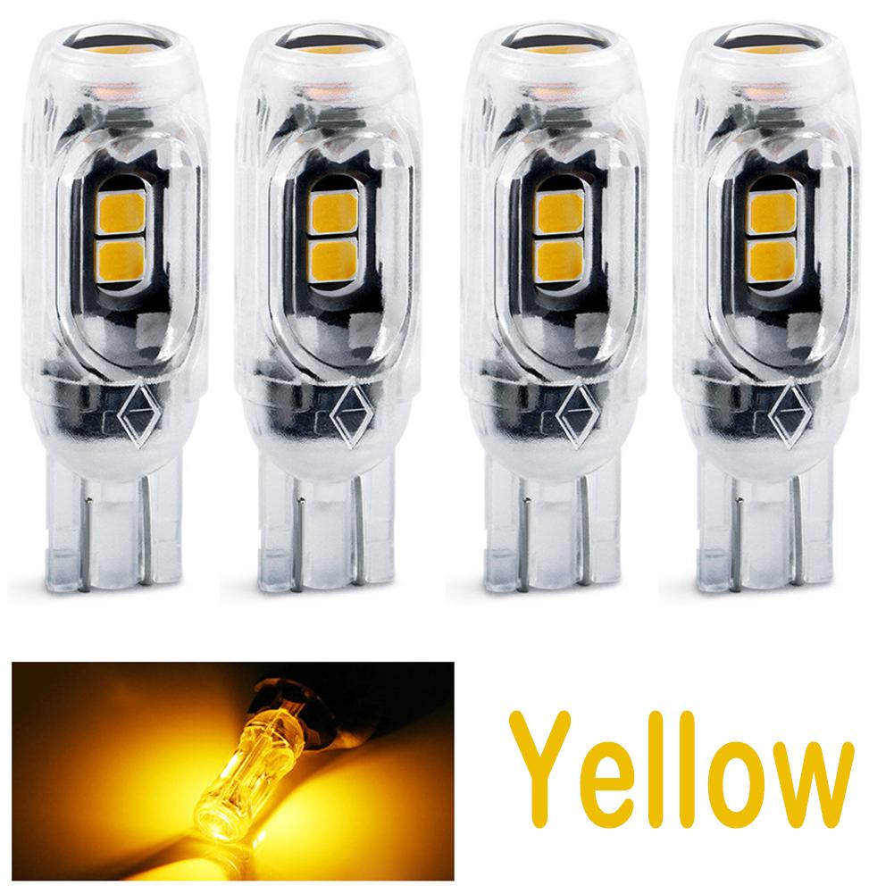 4PCS T10 Car Motorcycle Turn Light LED Signal Canbus 5SMD Beacon Gap Light Day Driving Reading License Plate Light