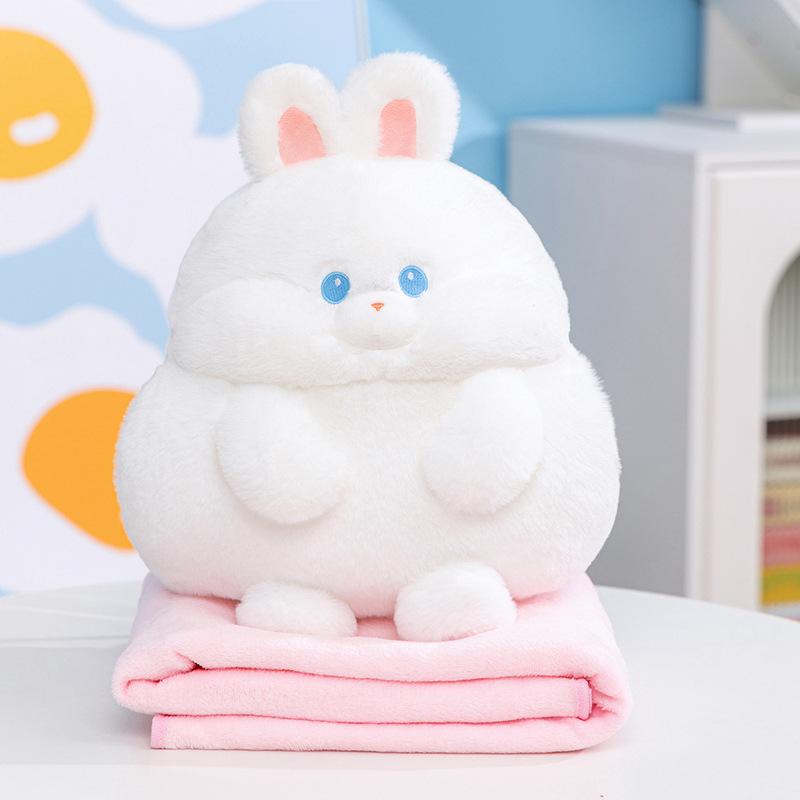 

Подушка-подушка Fat Dumpling Yellow Duck Capybara Hamster, три в одном, кондиционер, одеяло, офисный обеденный перерыв, двухцелевая подушка для сна, маленькое одеяло throw pillow 35 * 35cm (no blanket)