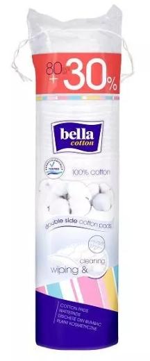 Cosmetic Pads, Bella, 80 Pieces