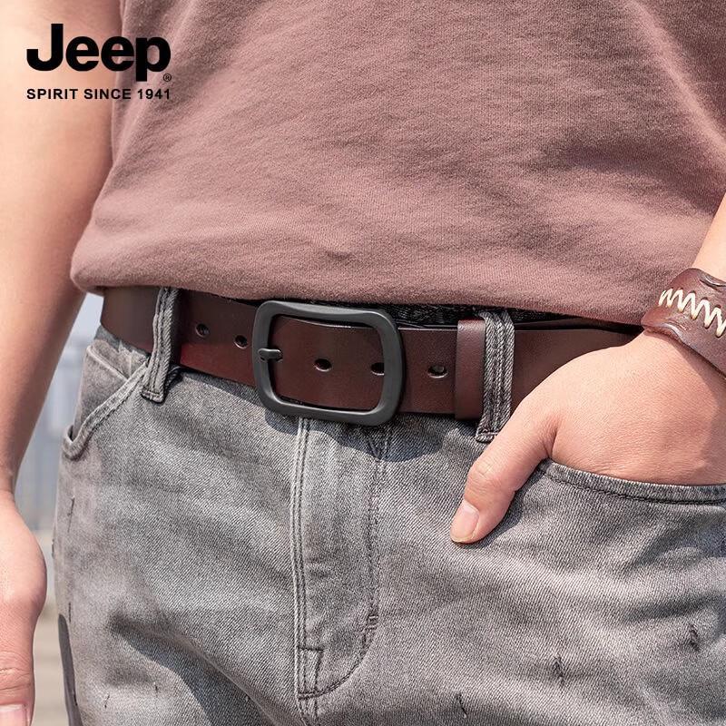 

JEEP SPIRIT Men s Casual Pin Buckle Leather Belt