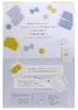 DARUMA Knitting Kit, Beginner's Kit, Col. C, Light Gray, Knitting Needles, 01-874A