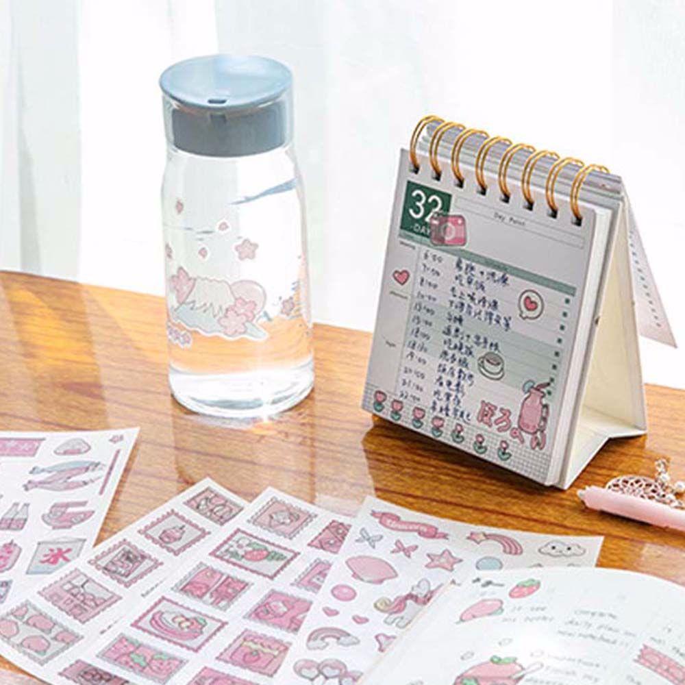 Heart Decoration Sticker Pink Flash Point Sticker Decorative Sticker Diary Stickers Anime Stickers