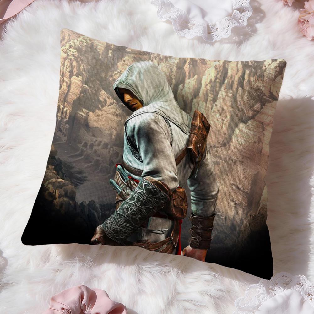 Game A-Assassins CreedS Cushion Cover Premium Comfort Reversible Pillow Cove -Two In One Design for Any Room & Car Interior