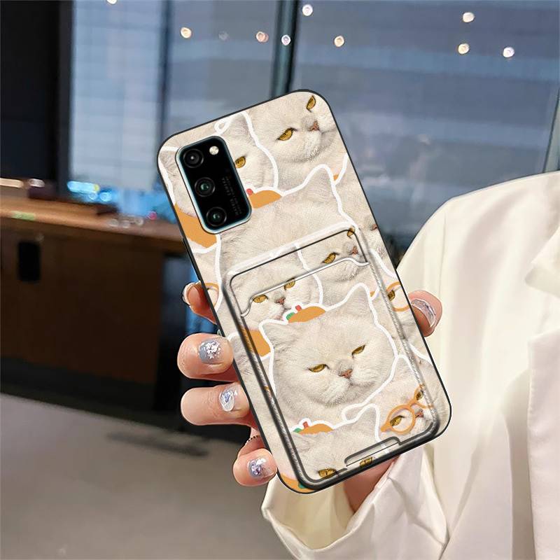 Card bag Anti-knock Phone Case For Huawei Honor V30 Pro/View 30 Pro Back Cover Anti-dust Dirt-resistant Cute Shockproof