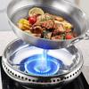 Energy Saving Gas Windshield Wok Ring Heavy Duty Portable Gather for Cooktop Range Cooking