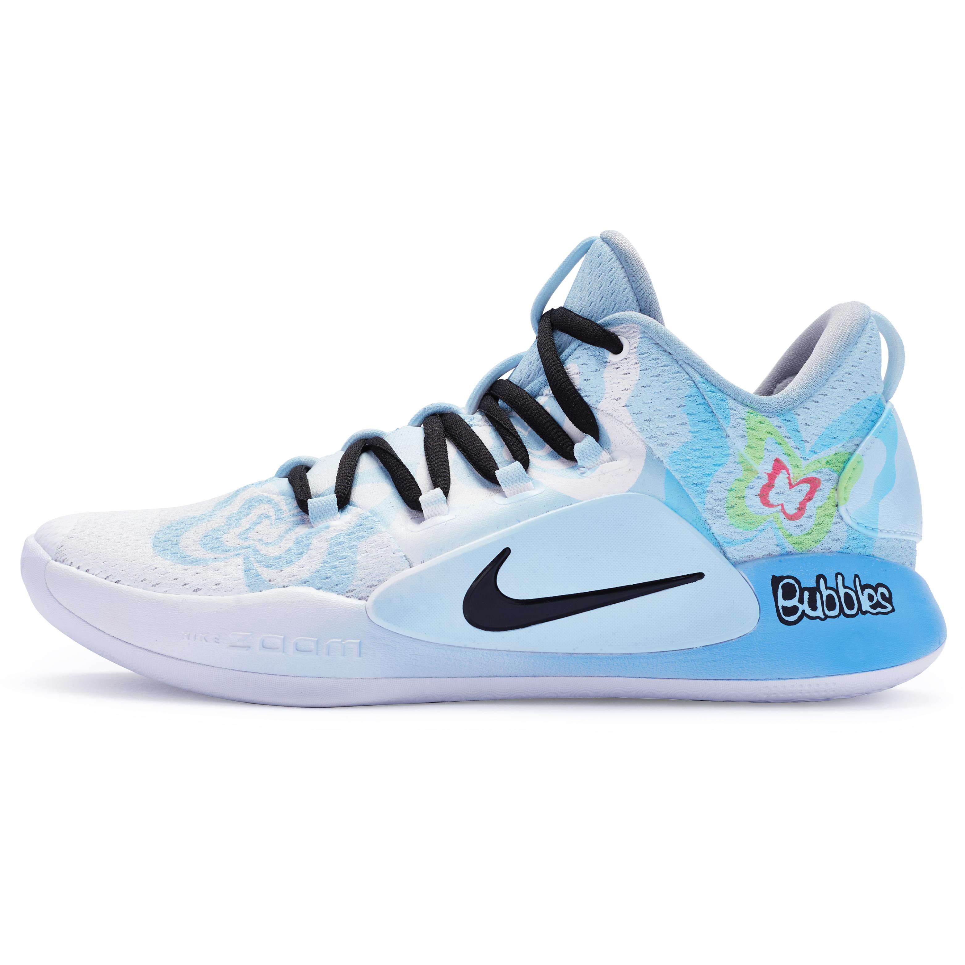 

Nike Hyperdunk 10 X Low Cushioning Slip Resistant Abrasion Resistant Low top Basketball Shoes Men s Blue White AR0465-100(Team80-) 42
