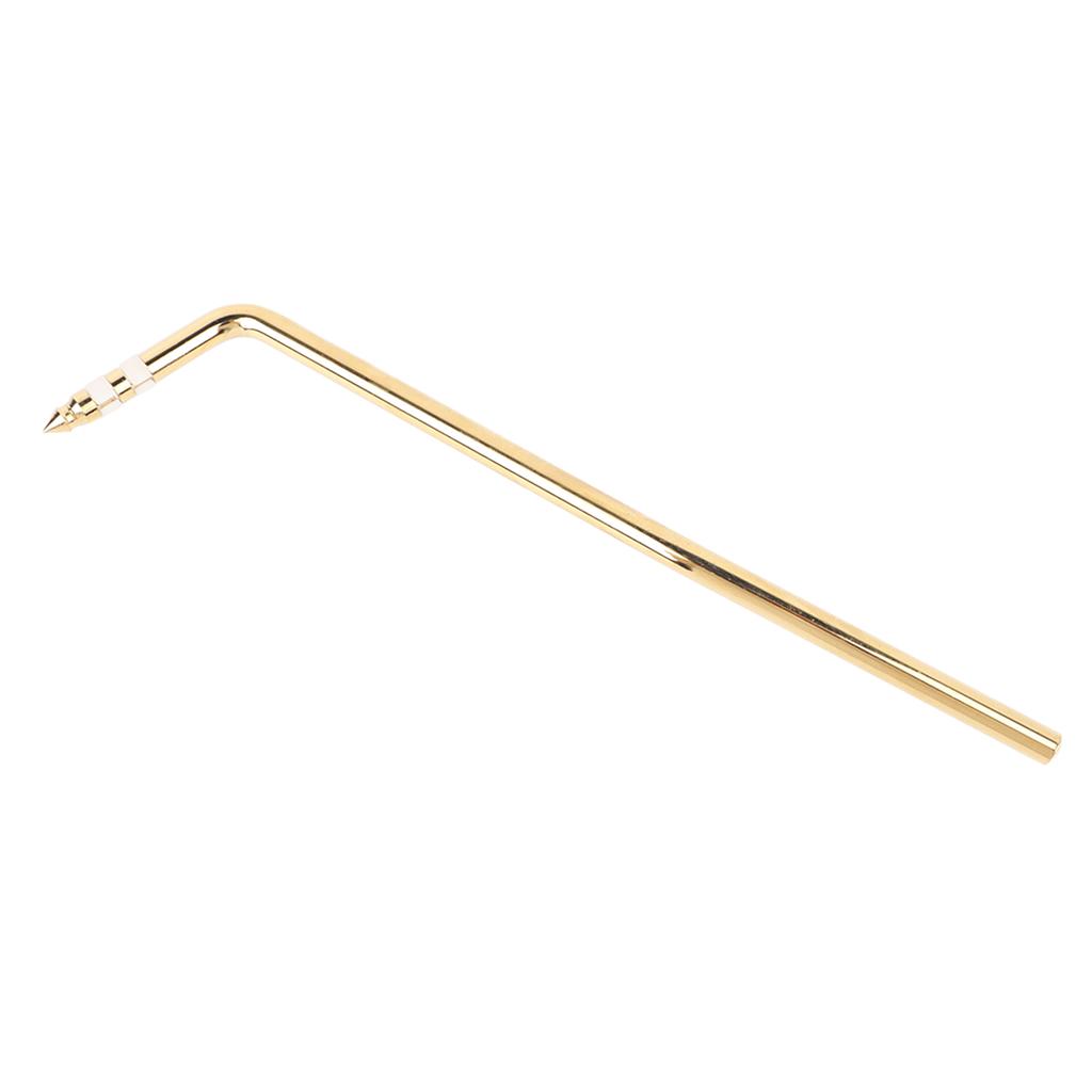 In Line Electric Guitar Tremolo Arm Metal Multifunctional Tremolo Arm Whammy Bar Gold