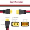 3M/9.8ft/118in XT60 Solar Panel Extension Cable 12AWG Solar Extension Cable Kit With Female Male Connectors For RV Spower statio