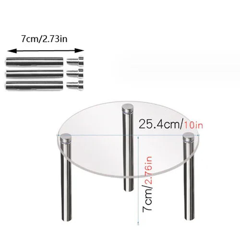 

Акриловая подставка для торта круглая подставка для демонстрации еды торт прозрачная стойка для макарон своими руками инструменты для сервировки десертного стола для вечеринки с тортом и выпечкой