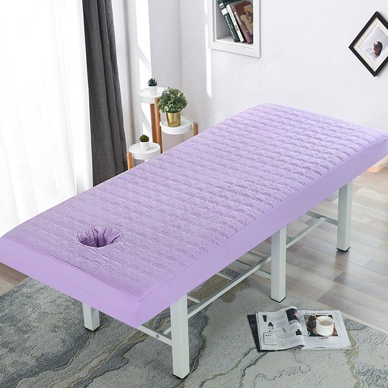 Beauty Salon Massage Bed Thick Quilted Table Fitted Full Cover Table Sheet With Hole SPA Massage Table Bed Cover Bedspread