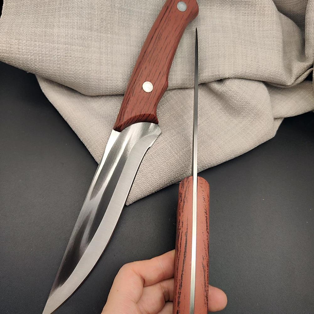 Forged Boning Knife Kitchen Cleaver Chef Slicing Barbecue Knife Fishing Cutting Fruits Vegetables Paring Tools