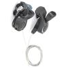 One Pair Outdoor Mountain Bicycle TX-30 Thumb Gear Shifters 3X7 Speed Shift Lever and Set