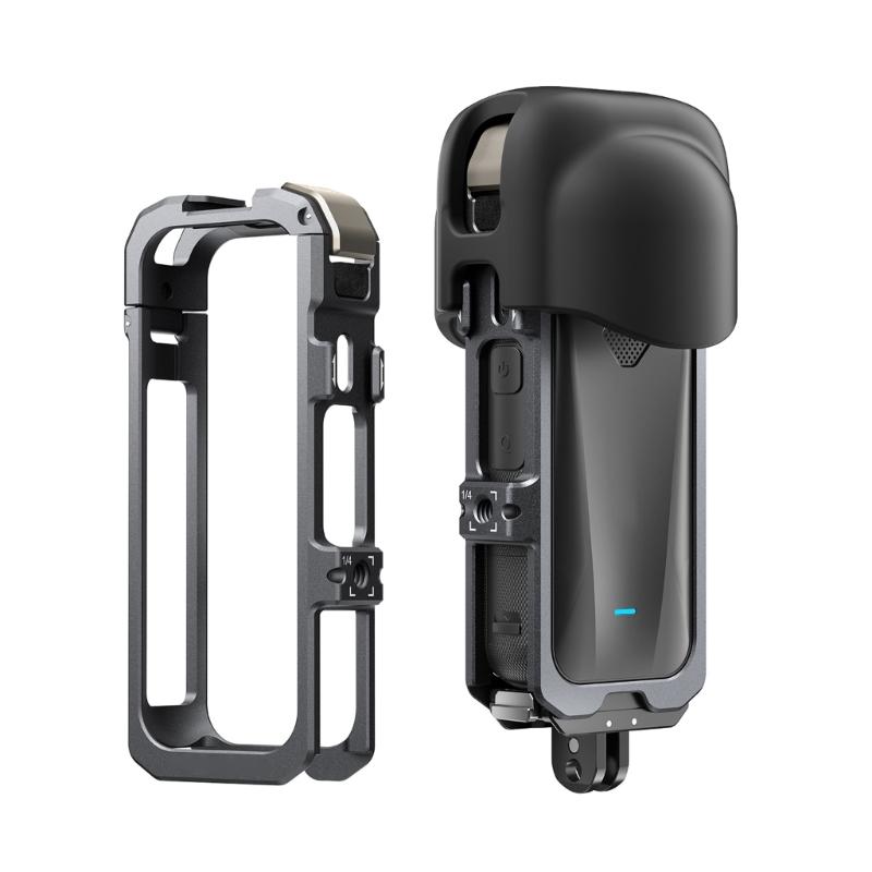 Quick Release Cage For X4 Air Action Camera Mount With Cold Shoe Full Protective Frame Case Accessories