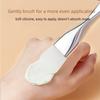 Double Head Silicone Facial Mask Brush Daub Type Beauty Tool Face Cleaning Brush Dual-Use with Digging Spoon