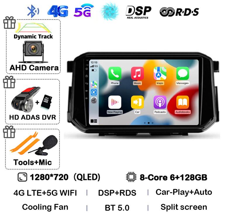 Android 14 Carplay Auto 4G+WIFI For Nissan Terra Xterra 2018 2019 2020-2022 Car Radio Multimedia Video Player GPS 360 Camera DSP