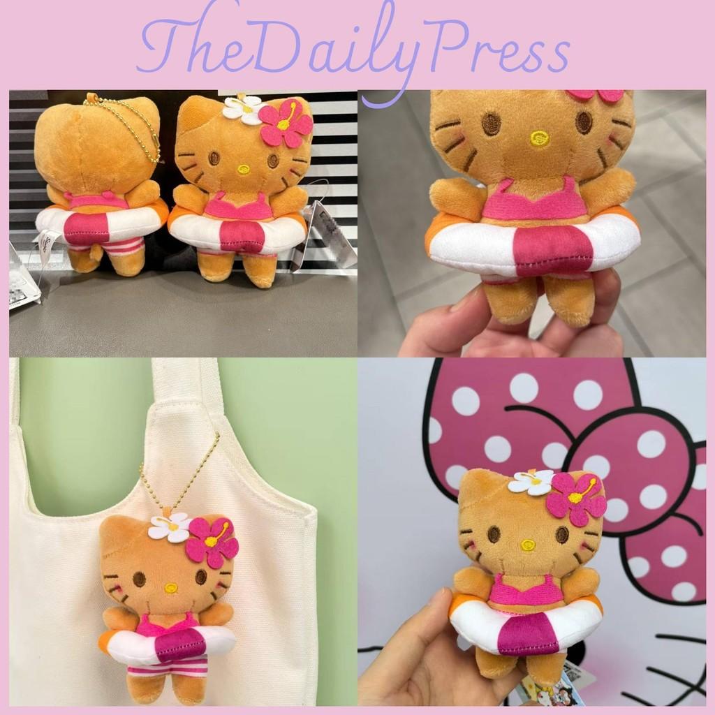 Plush Skin Black Pendant With Swimsuit And Swim Ring For Gift