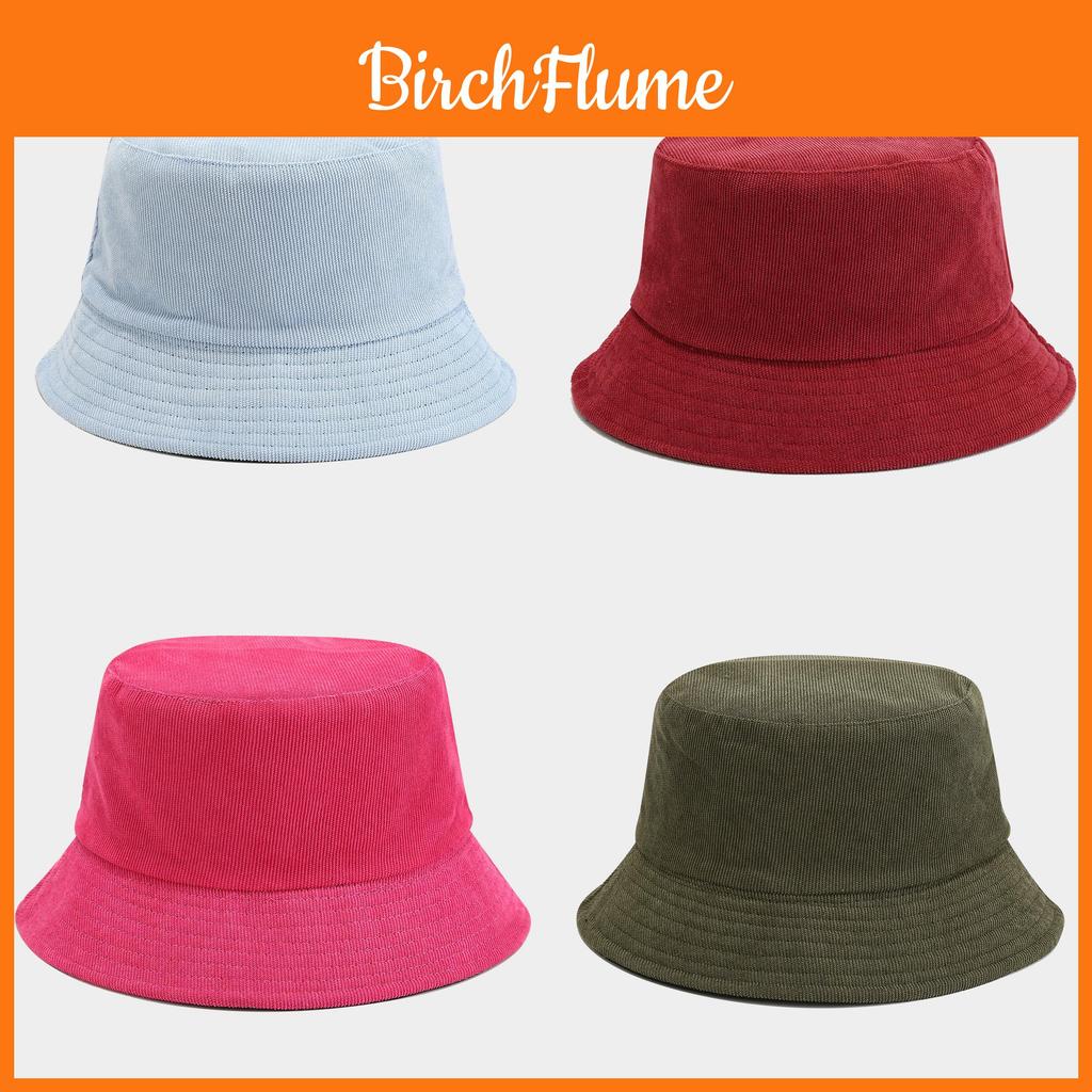 Cappello da Pescatore in Velluto a Coste Vintage per Donne e Uomini Con Protezione Solare Per Attività all'Aperto