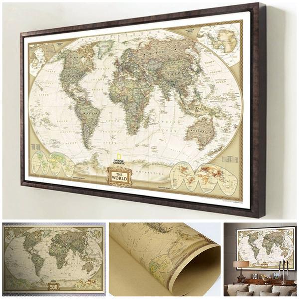 

Retro Paper Vintage World Poster Children Gifts Wall Chart Decor 2818inch