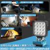 Waitl 3-Level 5800LM Cordless LED Floodlight Work Light, 14.4V, Makita 18V Battery Compatible, High Brightness, 140° Adjustable Angle, IP65 Waterproof