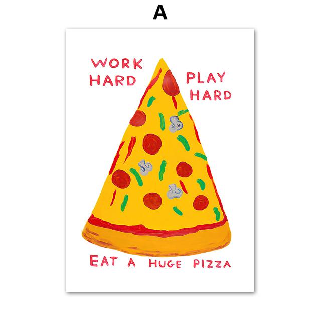 

Настенная картина на холсте, пицца, пирог, банан, яблоко, серый юмор, цитаты, постеры и принты, фотографии, эстетический домашний декор для гостиной 21cm×30cm NoFrame