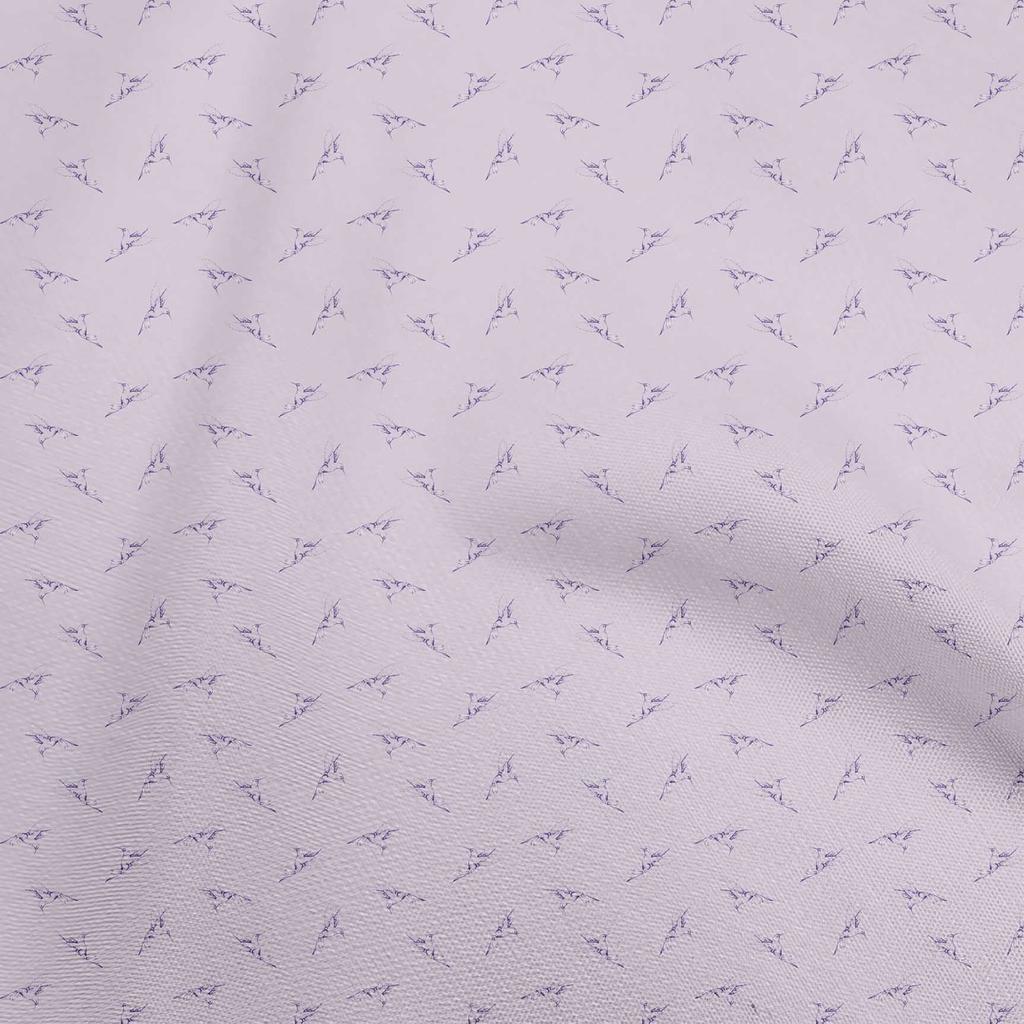 oneOone Cotton Flex Dark Magenta Fabric Bird Craft Projects Decor Fabric Printed By The Yard 40 Inch
