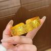 Glossy Opening Auspicious Bracelet Inherits the Engraving Process and Is Wear-resistant