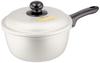 Hokuriku Aluminum 16cm Gas Stove Made In Heat Anodized Silvie Single-Handle Pot, Aluminum, Compatible, Japan, Conductive, Finish, A-2525