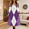 Halloween Women's Floral Print Midi Dress A Line Dress Vacation Casual Daily Regular Fit  Long Sleeve V Neck Black  Spring Fall