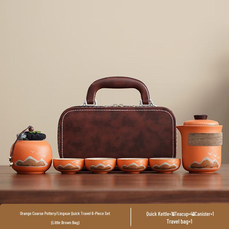 

Chinese Style Mountain Bird Ceramic Tea Set