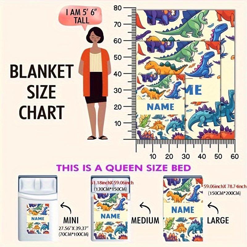 Personalized Dinosaur Blanket: Cute And Warm, Suitable For All Seasons