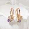 1 Pair Fashion Squirrel Zirconia Dangle Earrings for Women Imitation Pearls Earring Jewelry Party Accessories