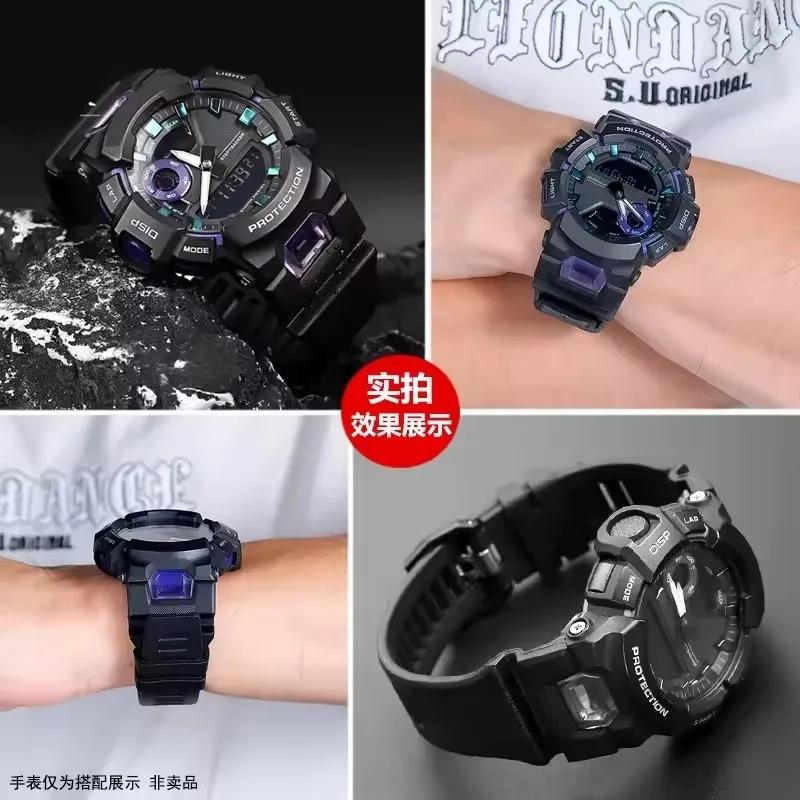 Per Casio GBA-900 Cinturino da Polso Uomo Braccialetto Sportivo Impermeabile GBA 900 Cinturino di Ricambio in Resina Con Collegamento Accessori per Orologio