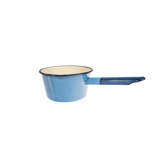 NORDISK Outdoor Camping Enamel Madam Bla Saucepan, Sky Blue, 700ml [Official Japanese Product] 119090