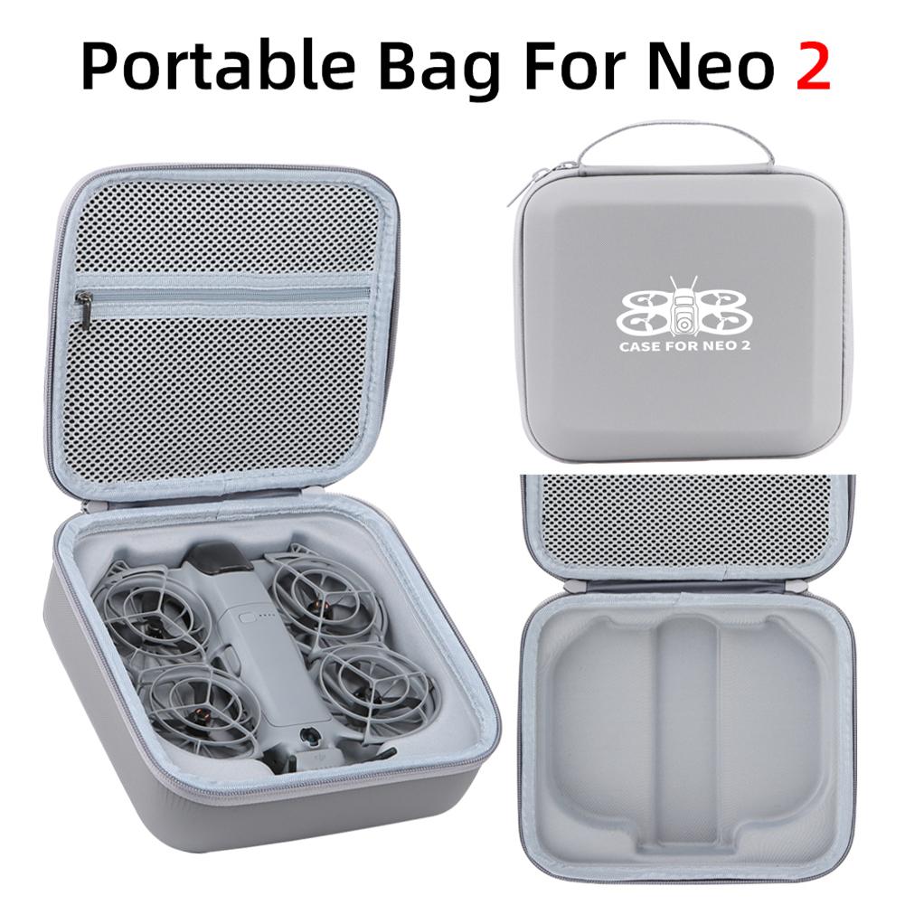 For DJI Neo2 Storage Bag Smooth Flight Storage Bag PU Shoulder Bag Handbag Drone Accessories Portable Storage Bag