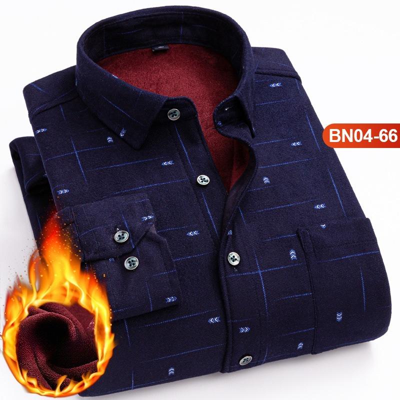 

Зимние фланелевые куртки-рубашки на шерпе для мужчин, с длинным рукавом, на пуговицах, из флиса, платья-рубашки, мужские повседневные теплые удобные терморубашки с карманами 5XL