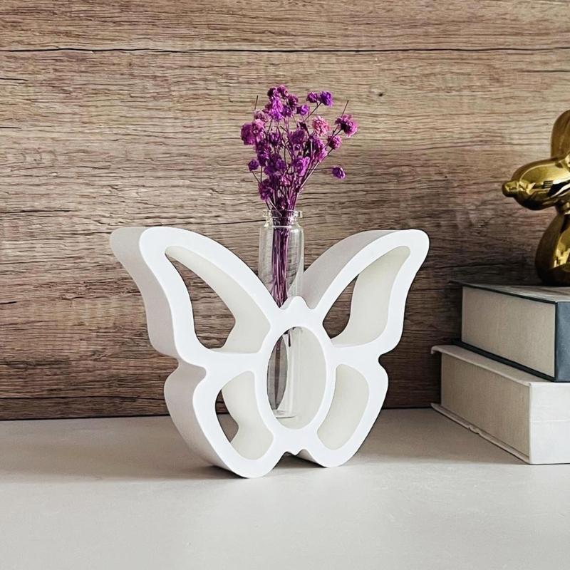 Translucent Silicone Mould for Creating 3D Butterfly Shapes Decoration for Epoxy Resin and Plaster Cement Projects