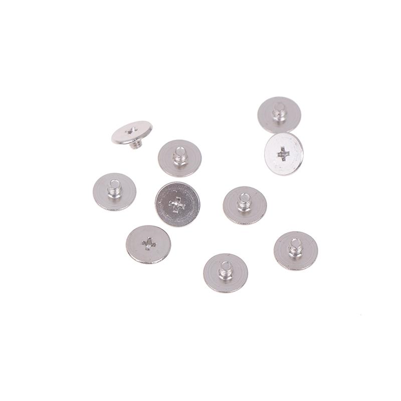 10Pcs Big Flat Head Laptop Lcd Axis Shaft Hinge Screws Carbon Nickel Plating For A315-42 A315-54 A315-56 N19C1
