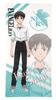 Marushin Beach Towel, Evangelion Shinji, 70x140cm, Profile Shinji, Large Towel, Special Case Included, 4885000400