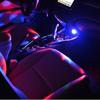 Mini USB LED hudební ovládání zvuku atmosféra noční světlo interiérová lampa do auta