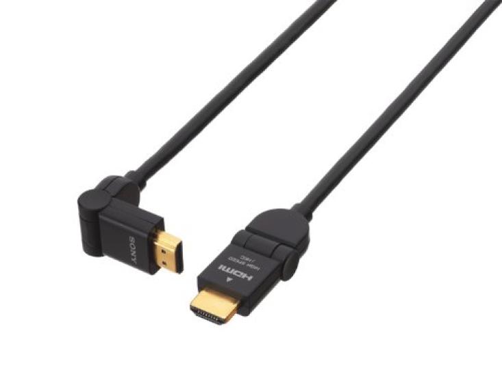 

SONY swing type HIGH SPEED HDMI cable HE15H Black Ethernet-compatible 1.5m DLC-HE15H/B чёрный