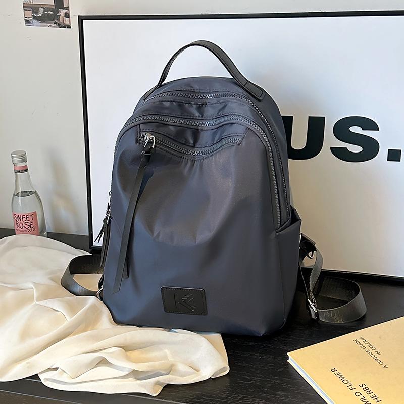 Women's shoulder bag, new trendy fashion casual bag, high-end leather large-capacity backpack