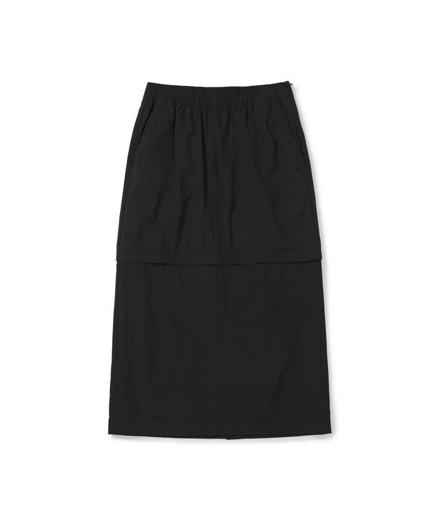 SNOWPEAK APPAREL Lightweight Taslan Detachable Skirt (S26Mwlsk55) Black
