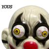 Full Face Halloween COS Prop Horror Mask with Protruding Bloodshot Eyeballs, Scary Party Resistant to Falling for Adult Cosplay Costume Parties