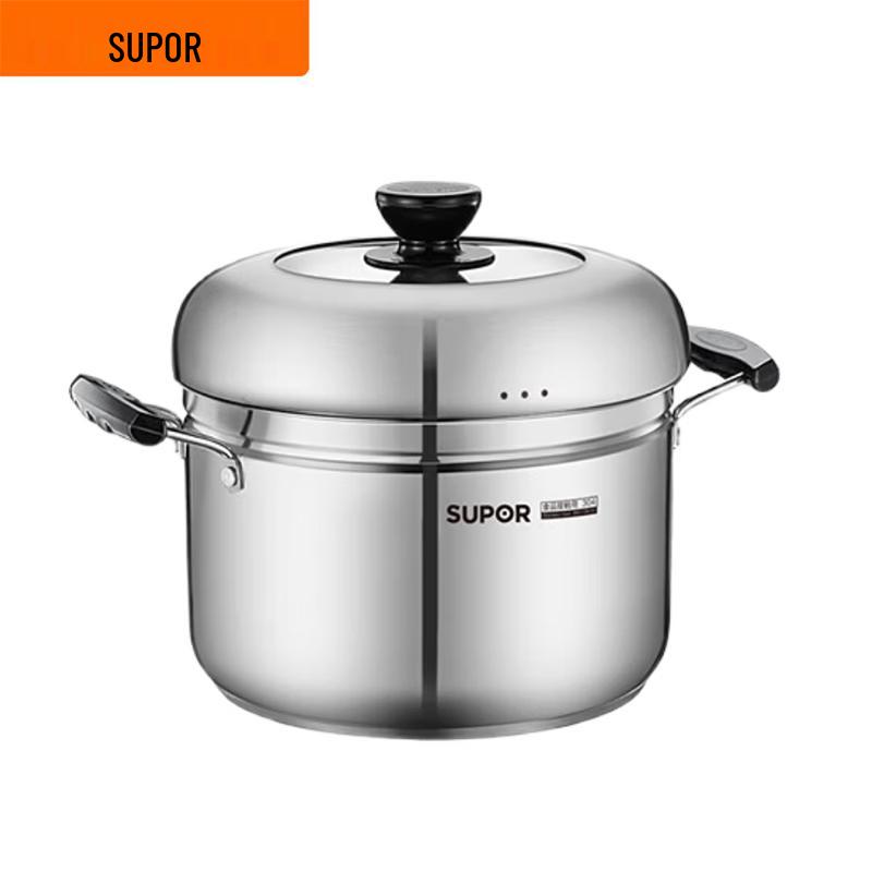 Supor SZ24S1 24cm 304 Stainless Steel Steamer Pot