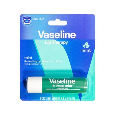 Vaseline Lip Therapy Balzám na rty v tyčince Mátový, máta, 4,8g, 1 kus