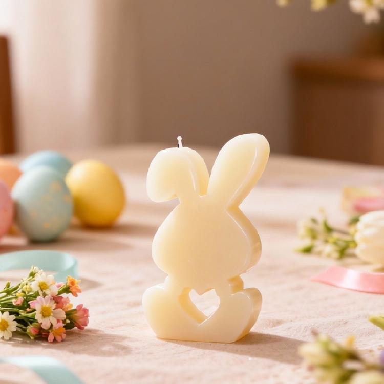 Silicone Rabbits Mould Nonstick Surfaces Easy Demolding For Candle Soap Making Holiday Projects