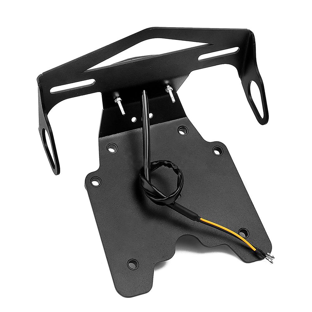 Motorcycle Rear License Plate Holder Bracket with Light Tail Tidy Fender Eliminator For Yamaha Tenere 700 XT700Z Tenere700 2019+