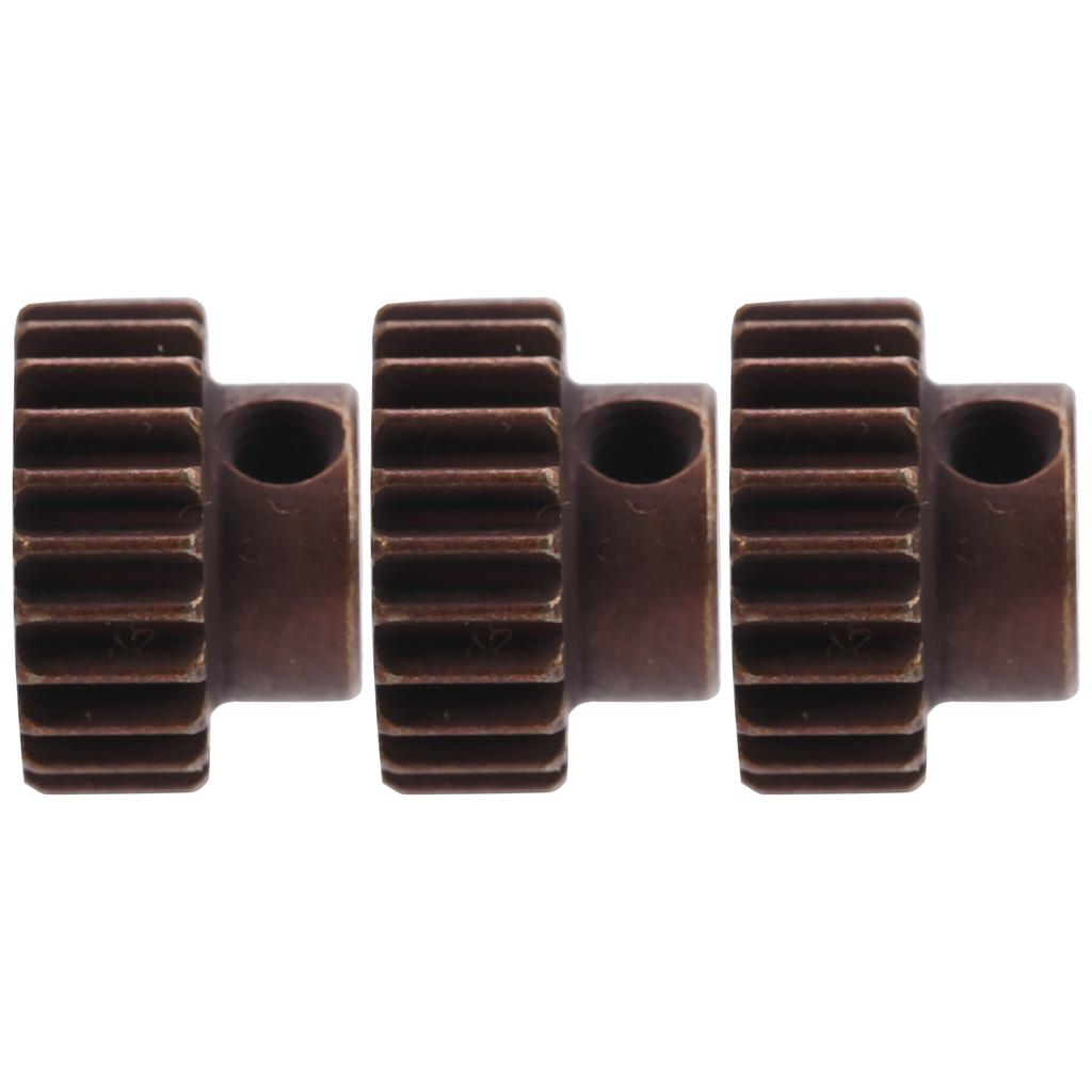 3PCS Steel 23T Diamond Red 48DP Gear for 110 RC Model Car 3.175mm Shaft Motor Accessory