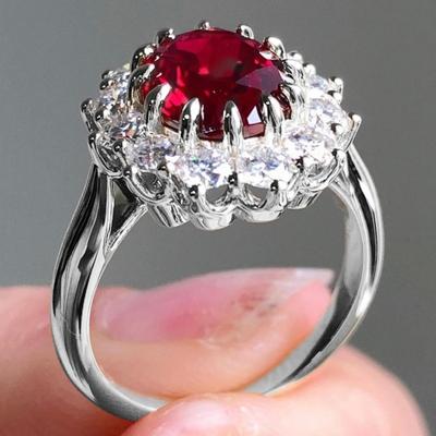 Jewelry Ruby Ring Simple Women's Diamond Jewelry Wedding Ring
