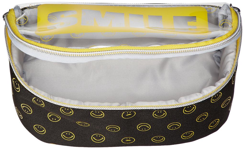 Smile Clear x Nylon Pouch Yellow P-Seg Full-Open PSC-30407